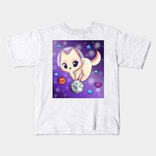 Cat astronaut Kids T-Shirt